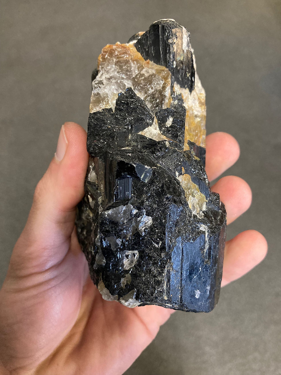 Thumbnail: Black Tourmaline & Quartz Specimen