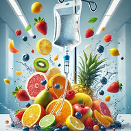 iv drip splash fruits