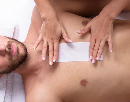 chest waxing treatment