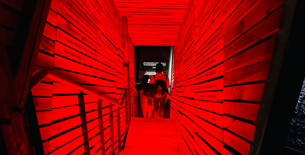 Exit from the museum or a brothel?