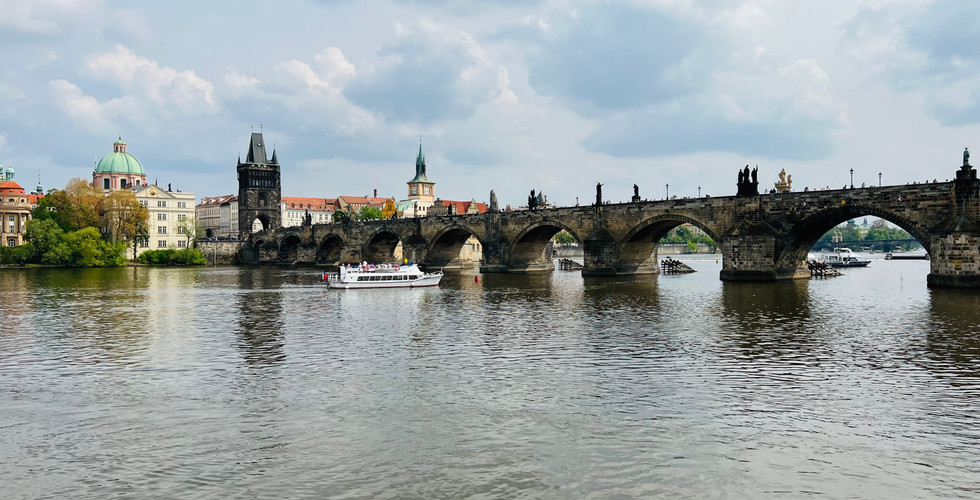 Charles Bridge from the museum yard