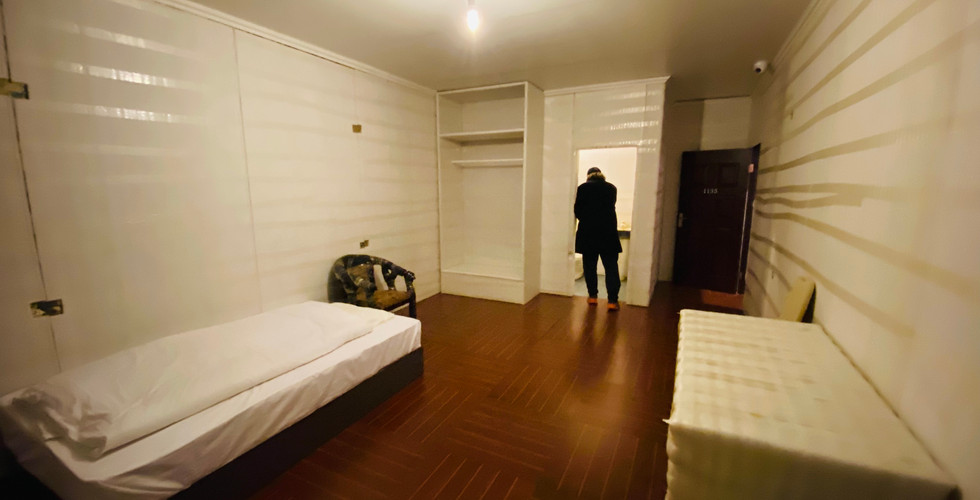 Replica of Yu Weiwei's prison room