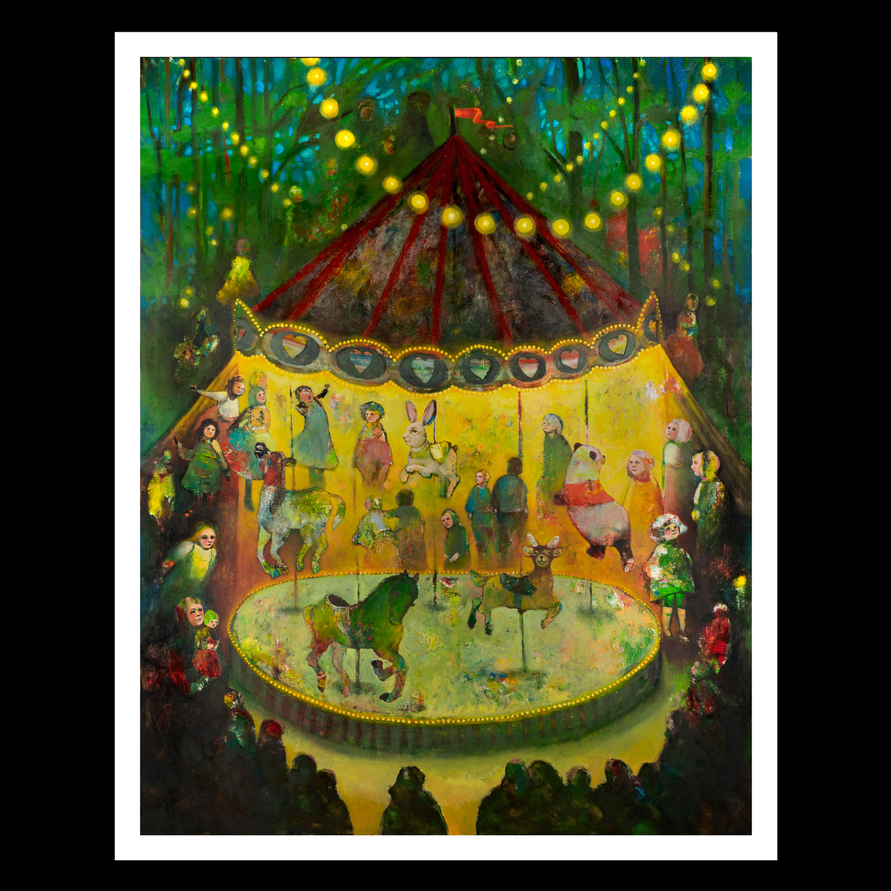 "Strange Music From the Edge of Town" Limited Edition Art Print 16x20"