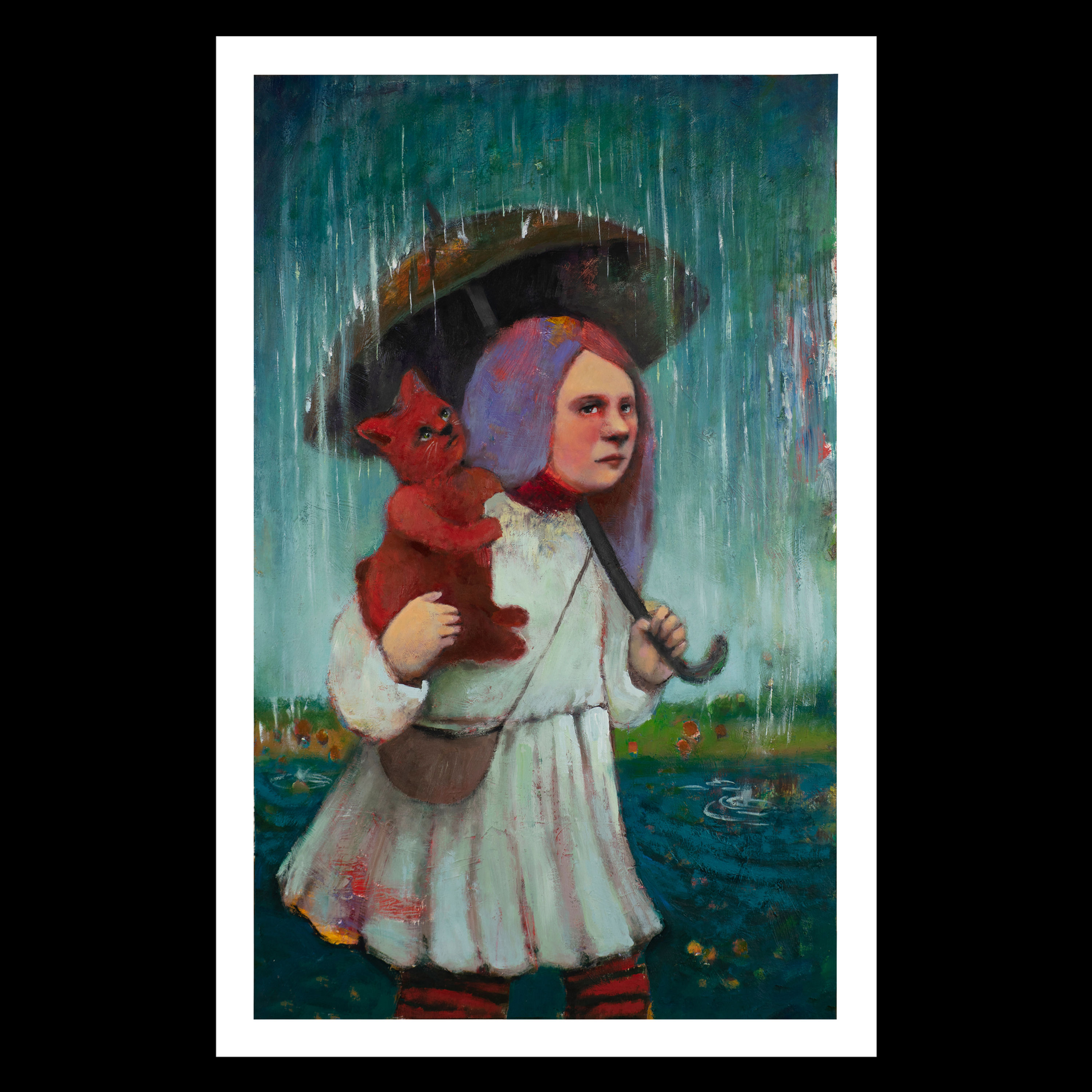 "Solutions for a Terrential Down Pour" Limited Edition Art Print 11x17"