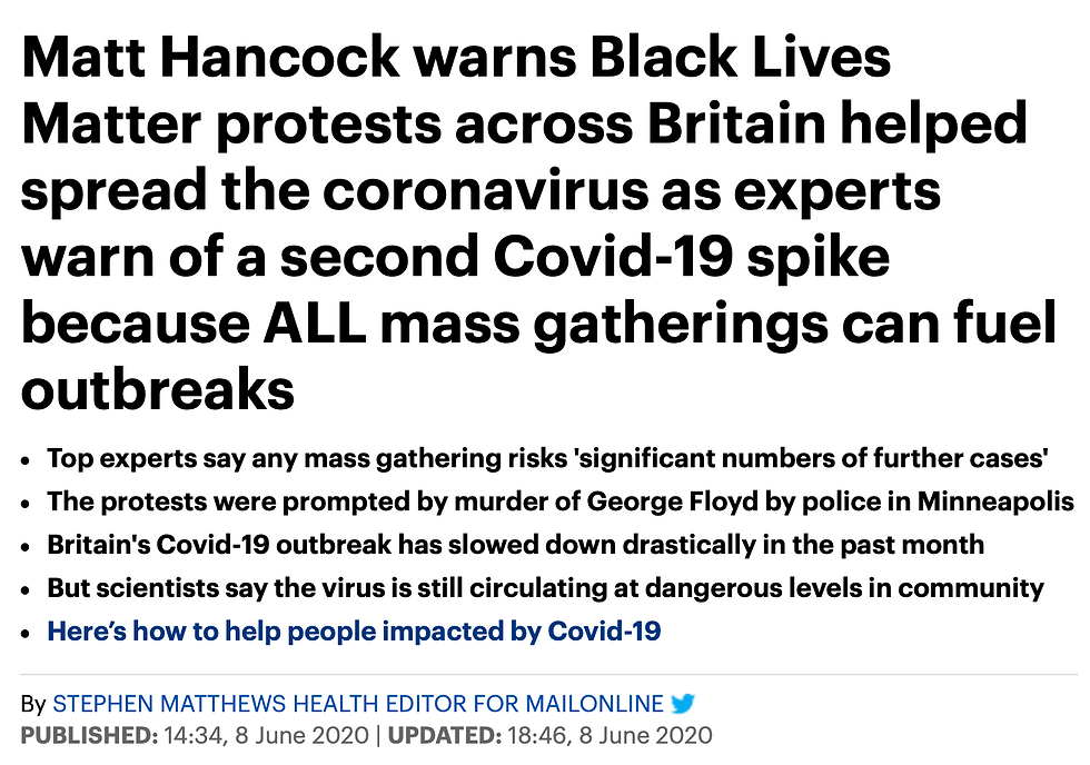 Taken from the Daily Mail a day after the protest I attended.
