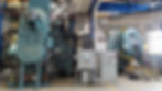 Optimized commercial boiler room with advanced heating systems