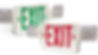 EXIT SIGNS & EMERGENCY LIGHTS
