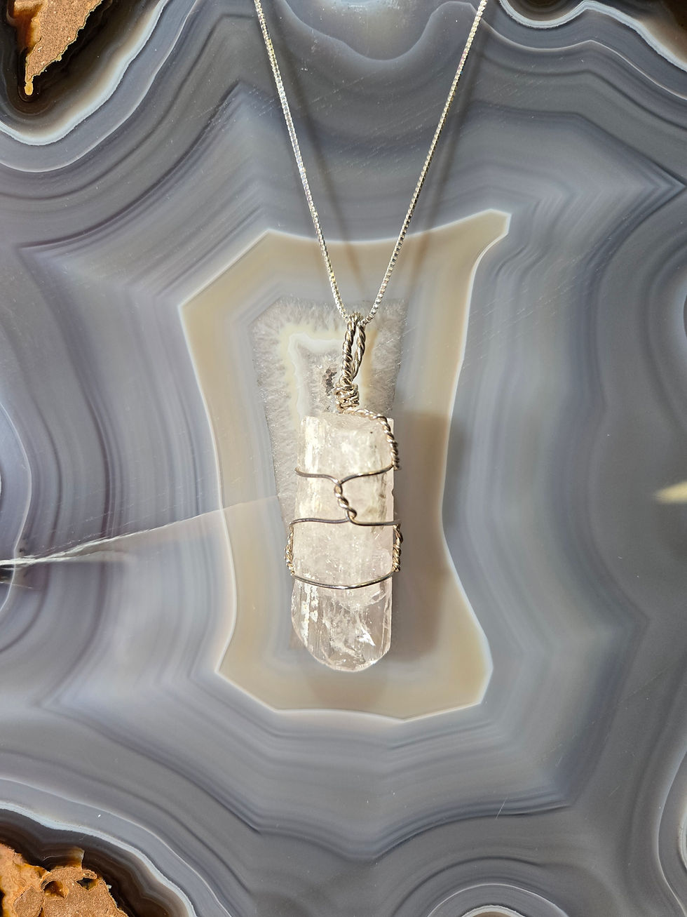 Thumbnail: Danburite Reiki Charged Pendant