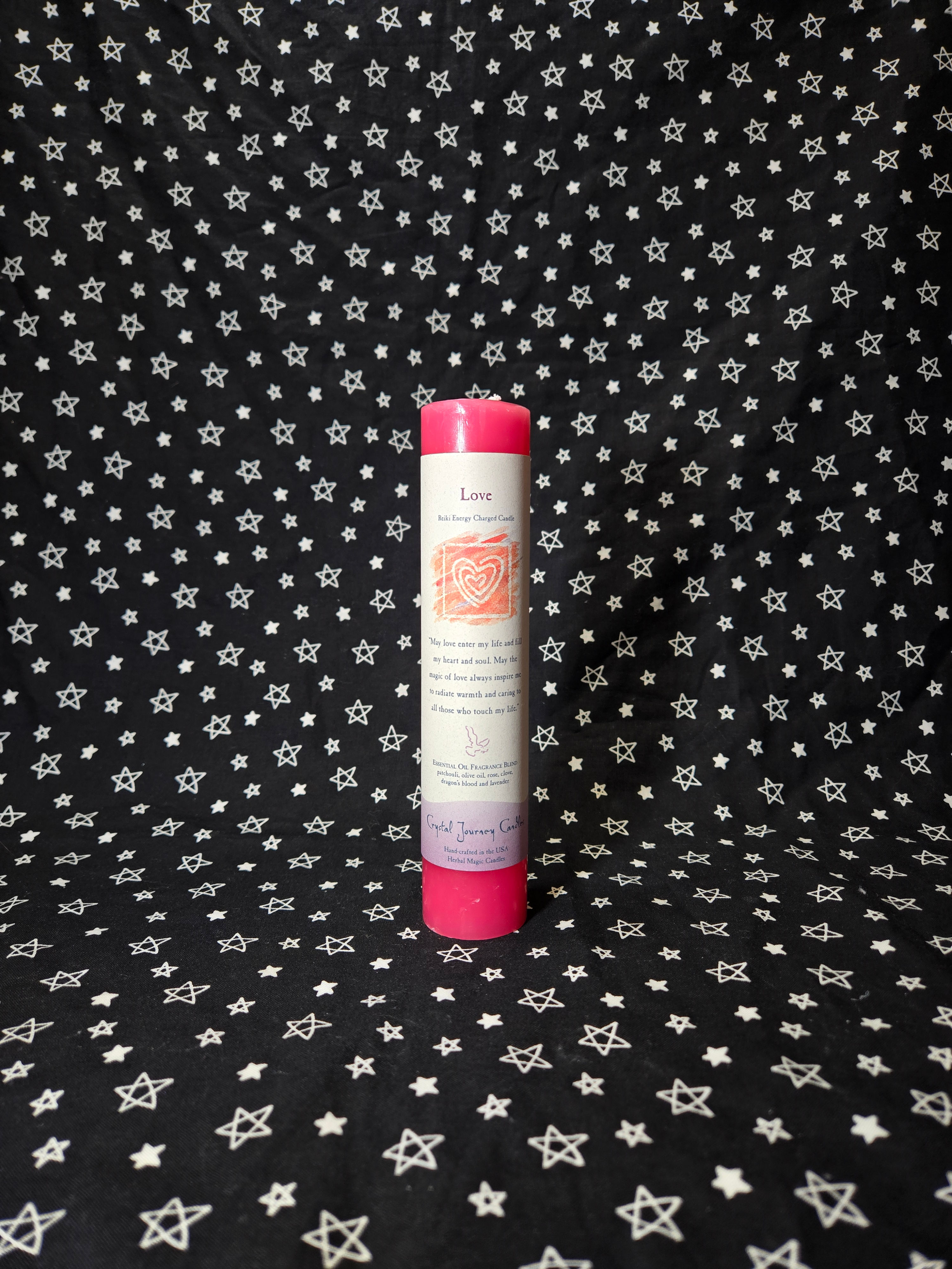 Love Soy Pillar Candle