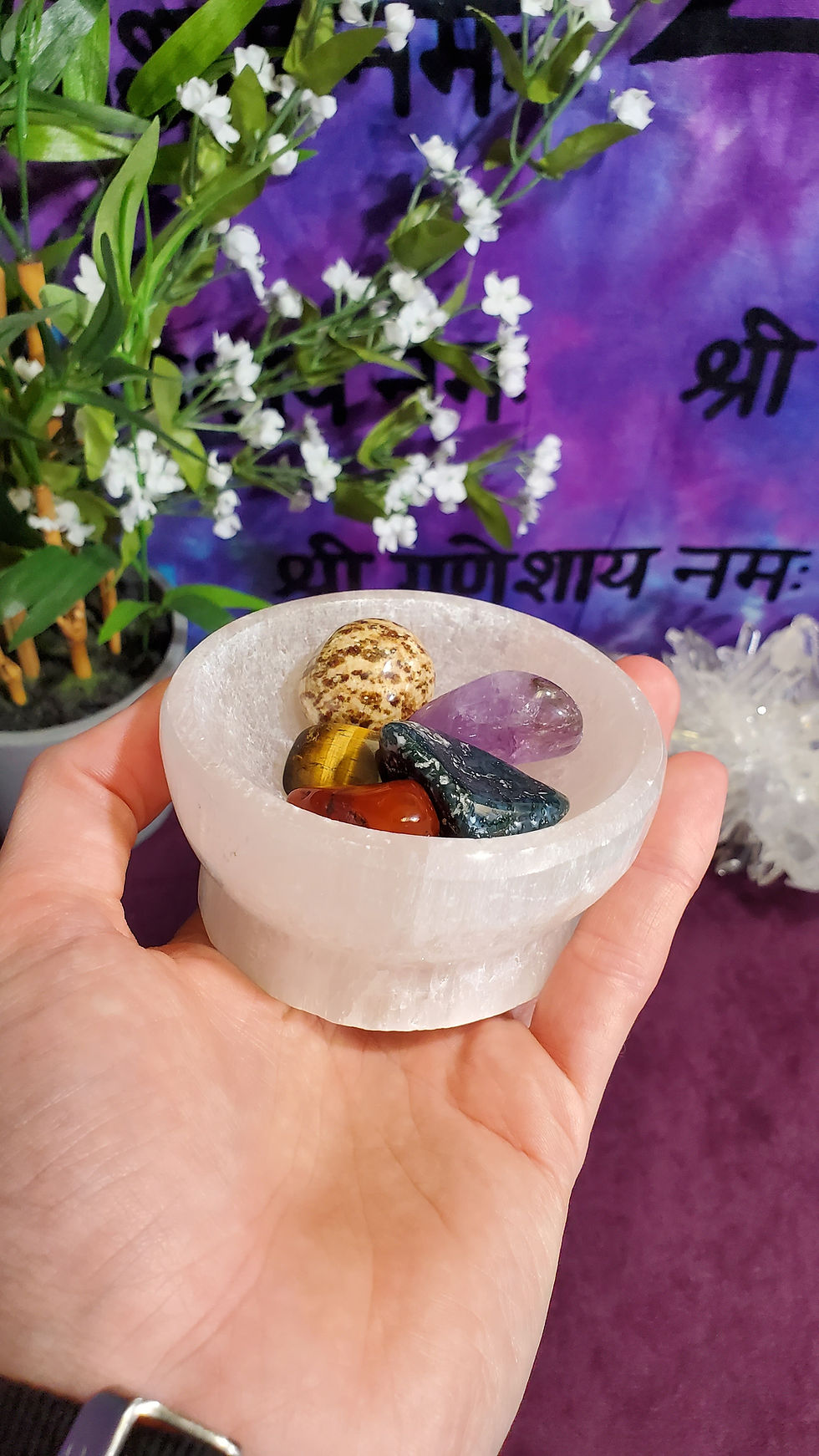 Thumbnail: Selenite Shaped Bowl