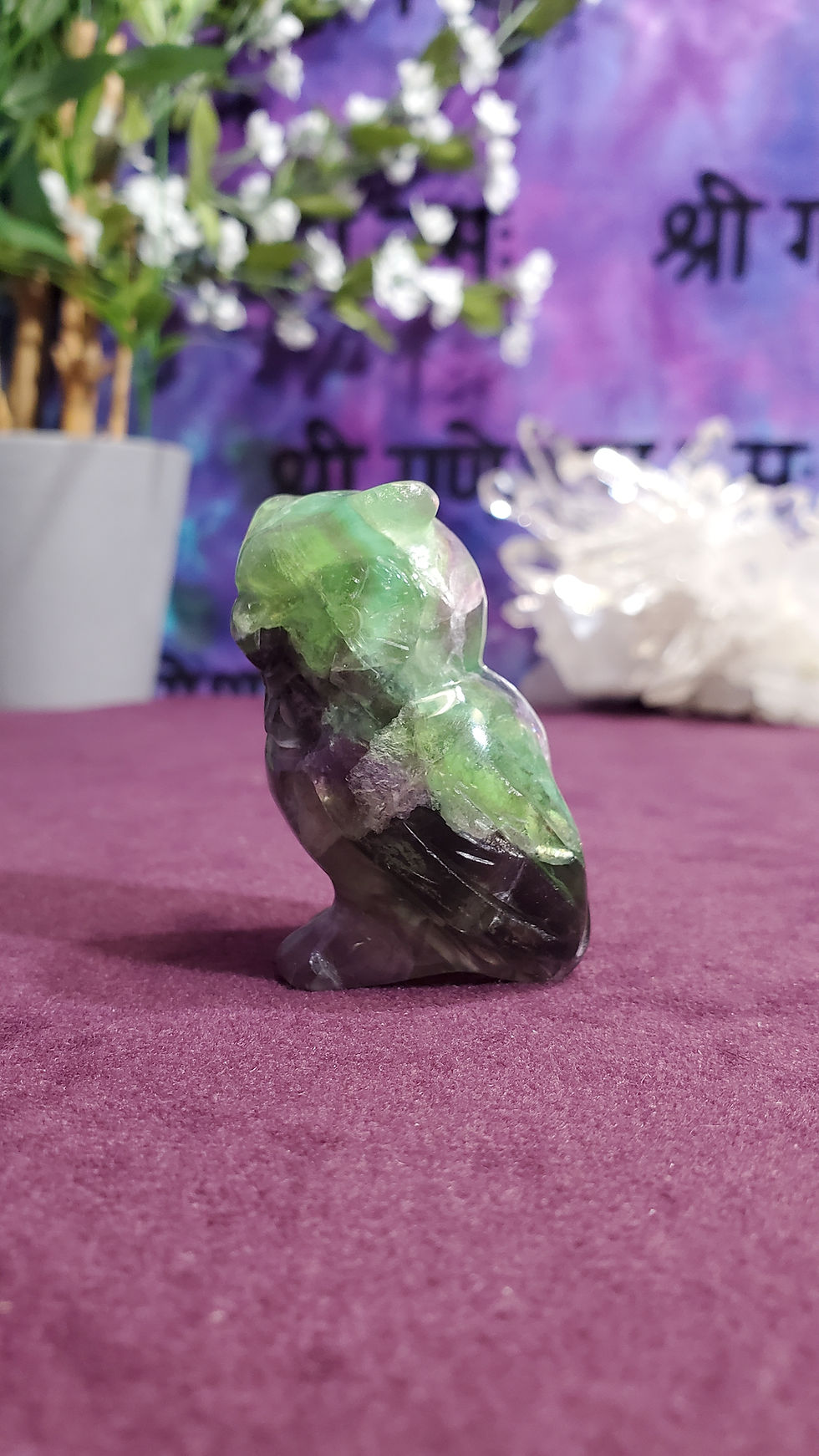 Thumbnail: Fluorite Owl