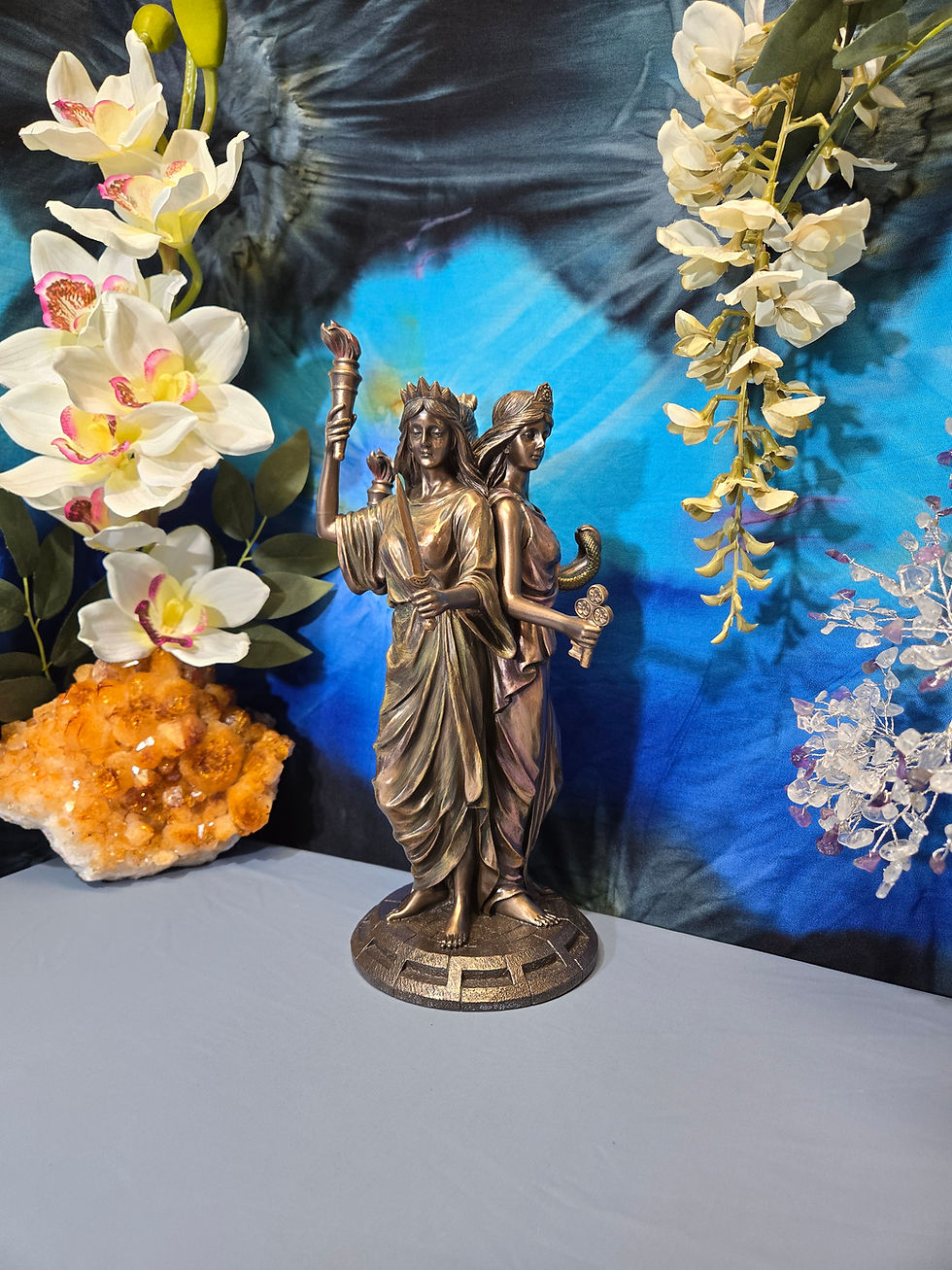 Thumbnail: Hecate Triple Goddess Resin Statue