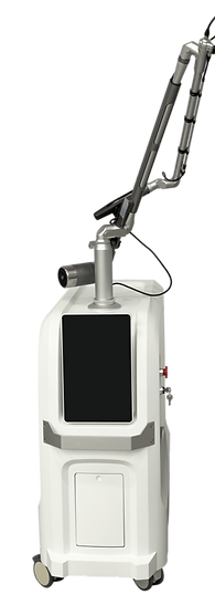 Front view of 450ps super picosecond laser machine with touch screen for pigment and tattoo removal