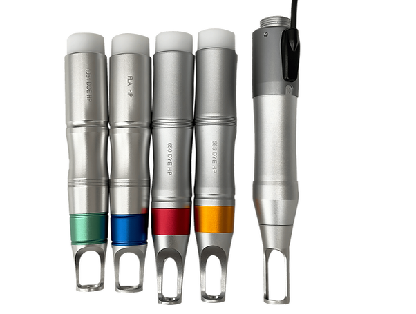 Interchangeable laser handpieces  for Q-Switched Nd YAG tattoo removal machine