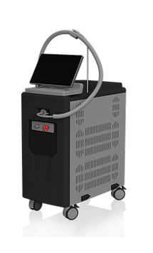 Long pulsed dual wavelength laser machine for permanent hair removal and vascular lesion treatment