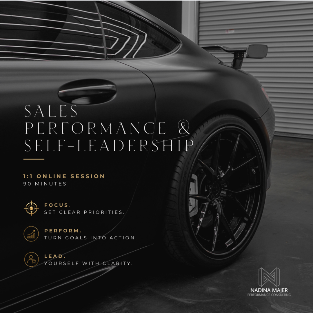 Sales Performance & Selbstführung – 1:1 Online Session