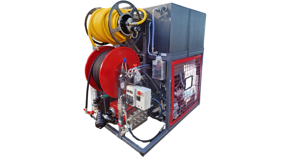 4000psi drain cleaning jetting machine