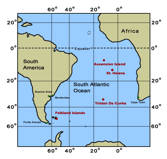 As pérolas inglesas no Atlântico Sul e a sua importância estratégica. Parte II.