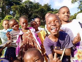 Smiling children from the Igoda Children’s Village