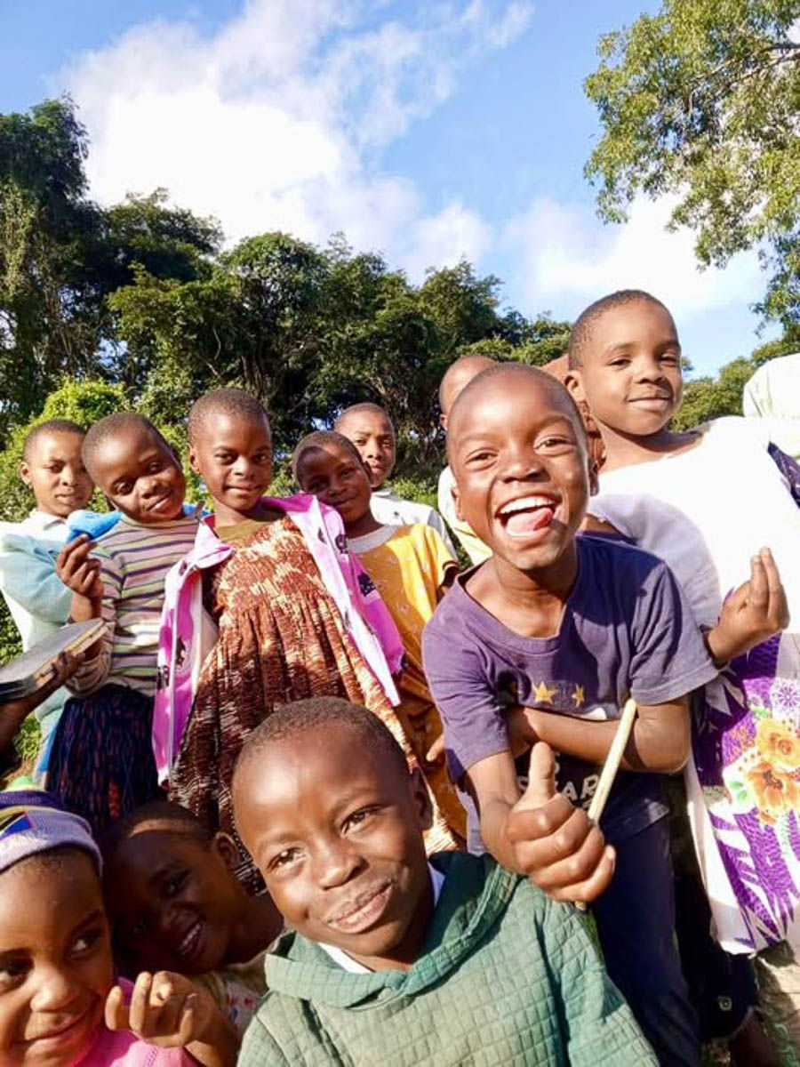 Smiling children from the Igoda Children’s Village