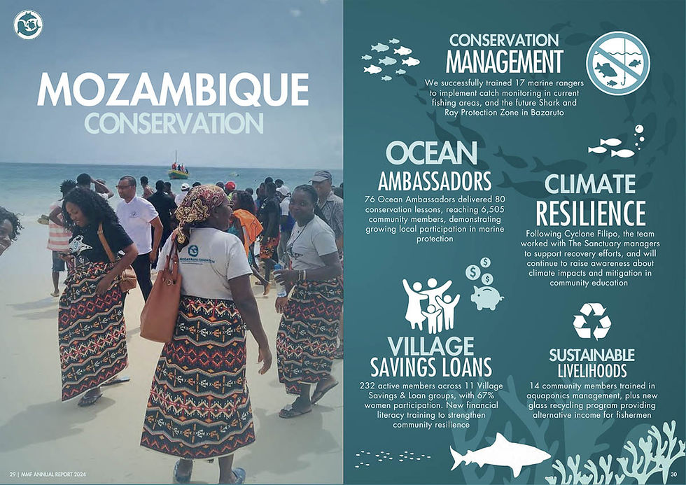 MMF Conservation Impact (Source: MMF Annual report 2024)