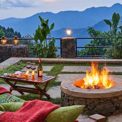 Honeymoon setting from Nkuringo Bwindi Gorilla Lodge