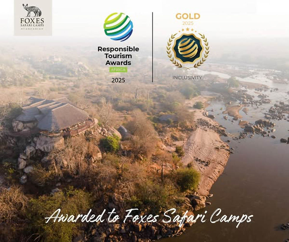 Responsible Tourism Awards in 2025 - Foxes Safari Camps
