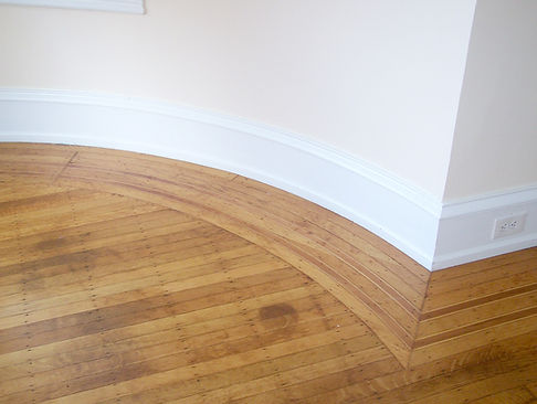 Curved Wooden Floor