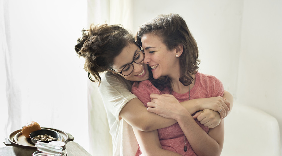 Couple at Home