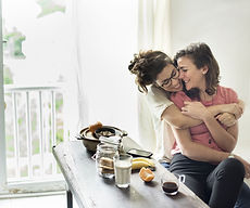 Female Couple at Home