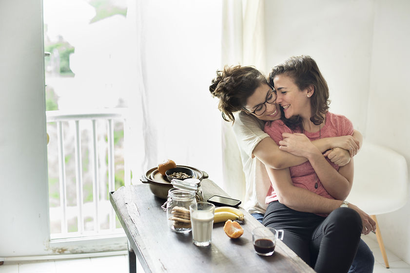 Couple at Home