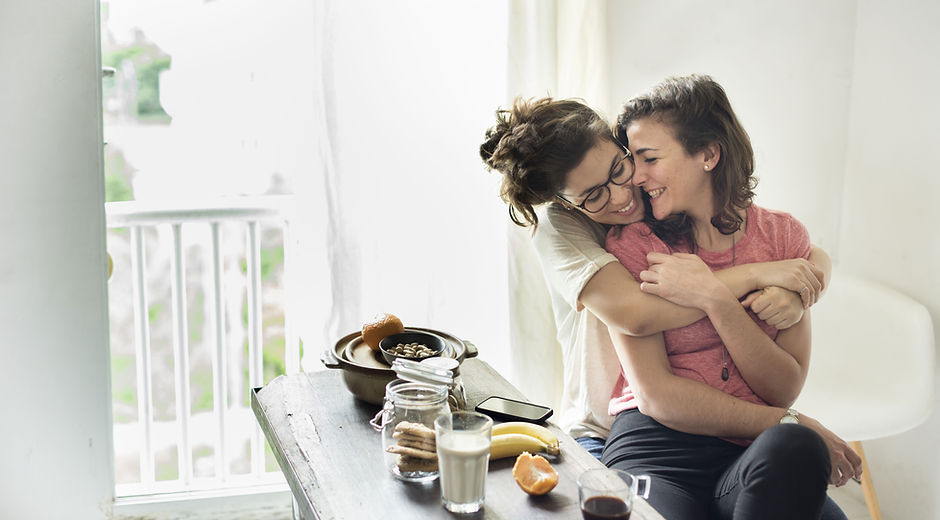 Couple at Home