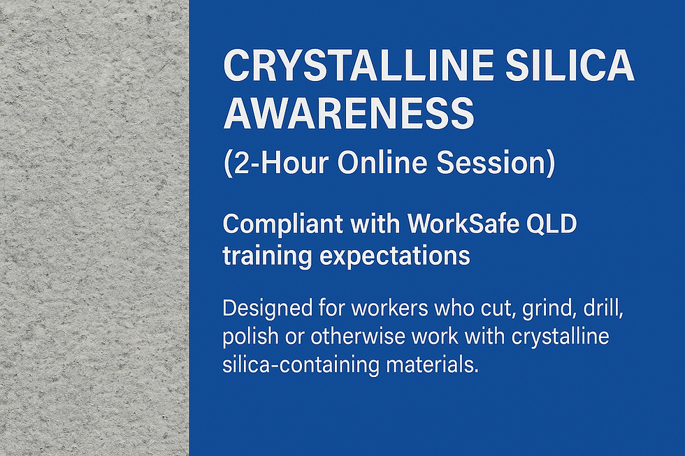 QLD Crystalline Silica Awareness