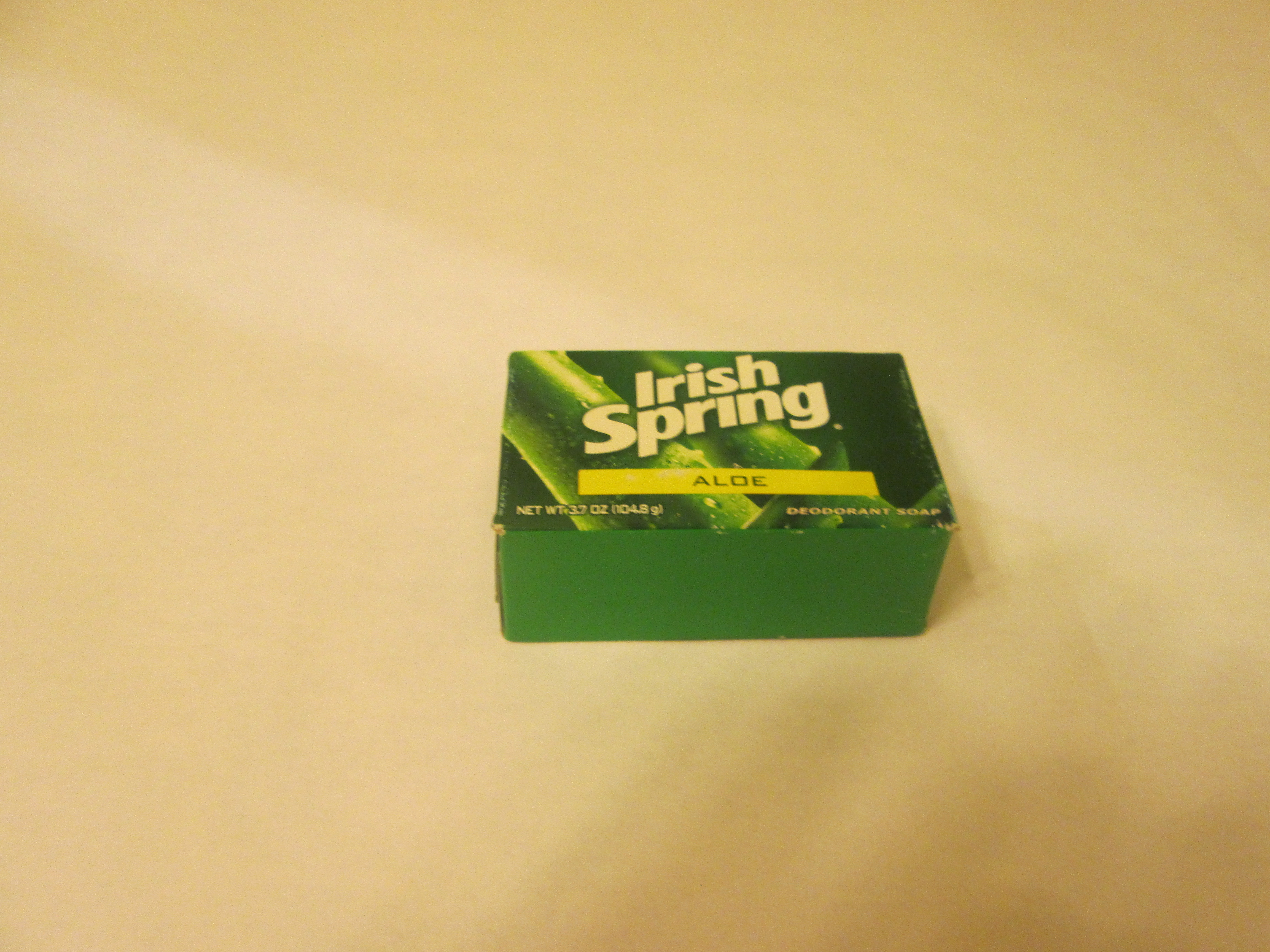 irish spring bar soap aloe scent, 3.7 oz., 12 pcs. case