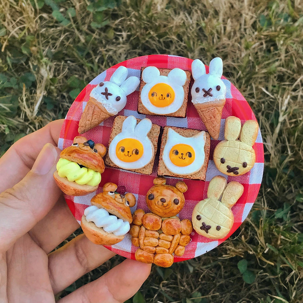 Animal Pastries and Ice Cream