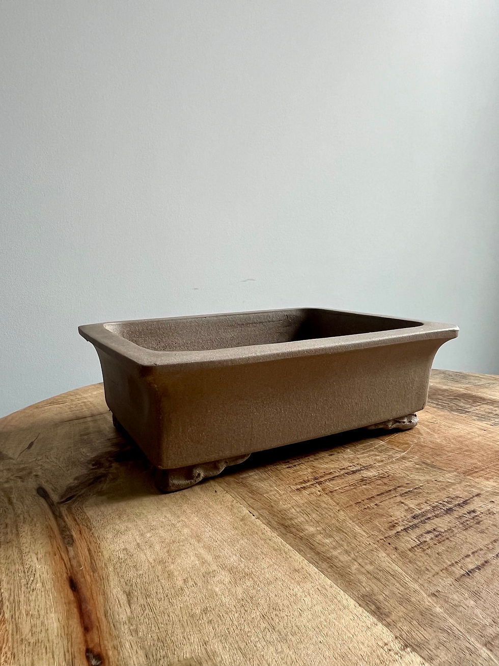 Thumbnail: Bonsai Pot – Unglazed Rectangle