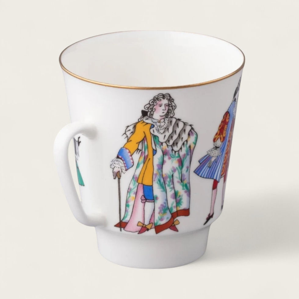 Miniatura: Service à Thé en Porcelaine de Lomonossov - Ballet Cendrillon