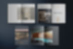 Image of the Velora sales brochure open to pages with renders and photos of the property.