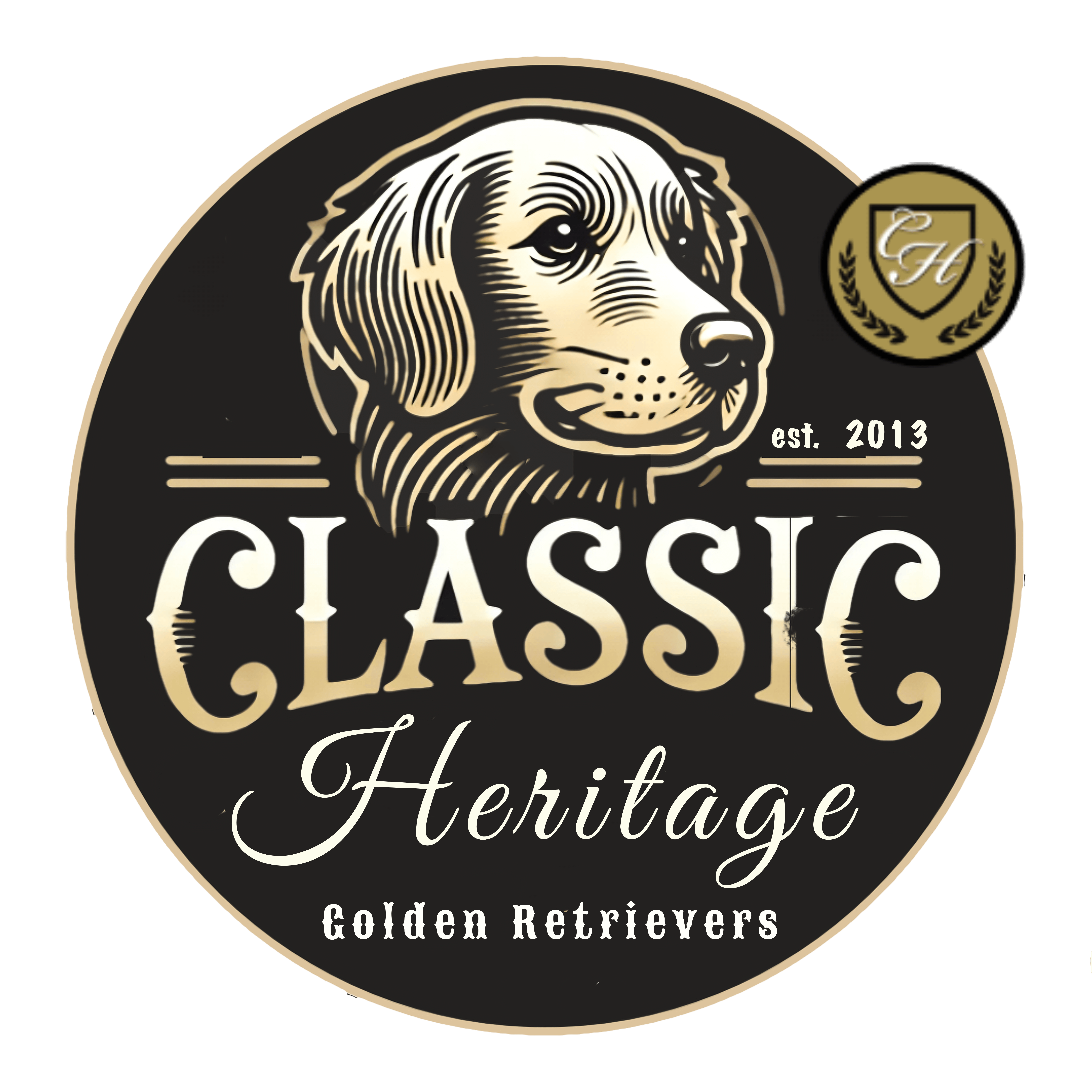 Classic Heritage Golden Retrievers logo