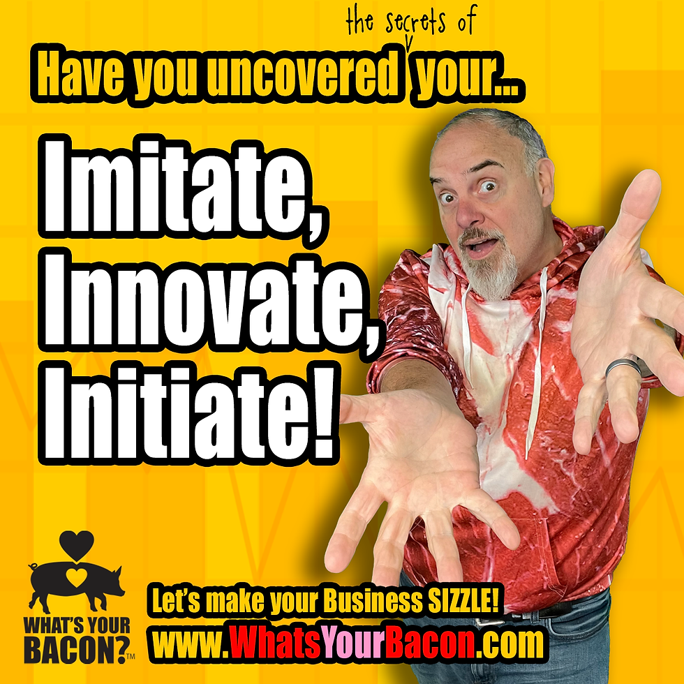 Imitate, Innovate, Initiate