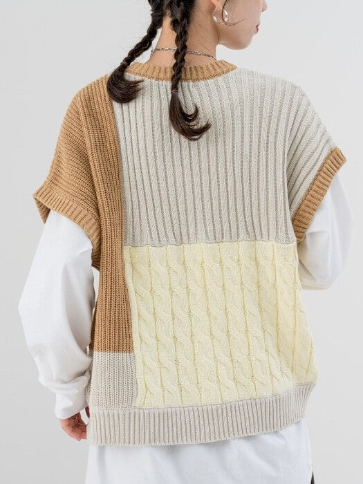 ケーブルコンビベスト