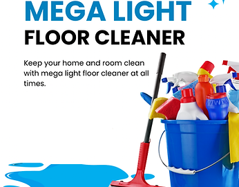 Mega light floor cleaner