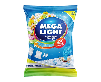 Mega light Detergent powder 2kg pack