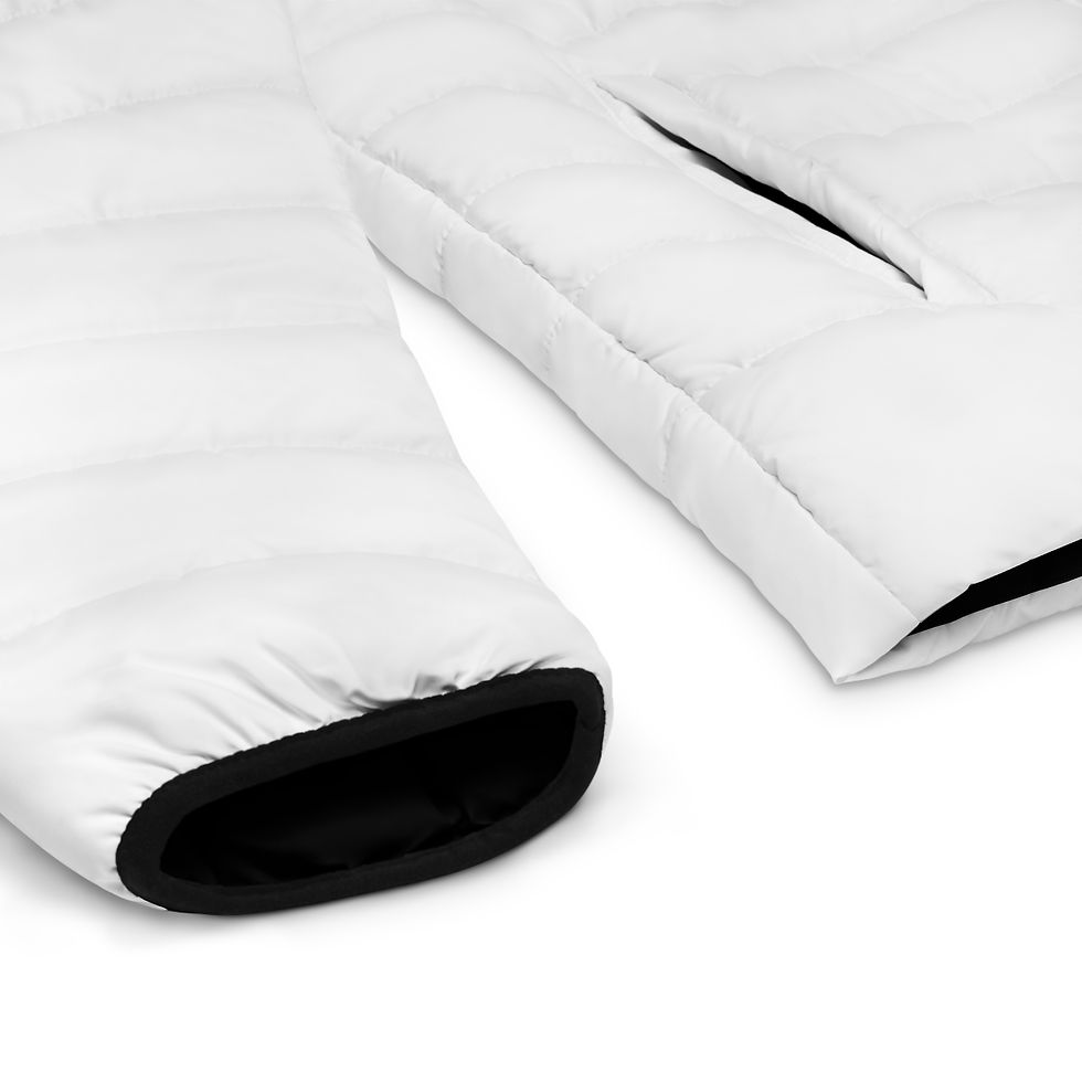 Thumbnail: Men's Puffer Jacket (White)