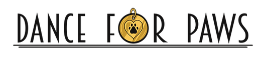 Dance for Paws Typeface - Gold Dog Tag