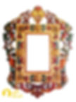 Punched Border Tin mirror, TM-70