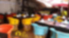 Colored Equipale dining set