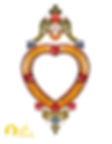 Heart tin mirror, TM-79