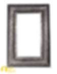 Hammered tin mirror, TM-26