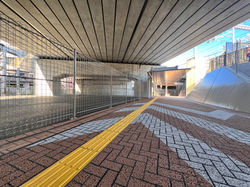 JR武蔵小杉駅新規改札口への歩行者ルート整備工事